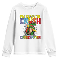 I'm Ready to Crush Pre-K Back to School T-Rex Dinosaur Youth Sweatshirt