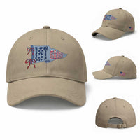 1st Grade Teacher Pennant US Flag Back to School Baseball Cap