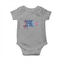 Pre-K Teacher Pennant US Flag Back to School Baby Onesie