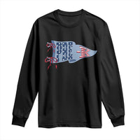 Pre-K Teacher Pennant US Flag Back to School Long Sleeve Shirt