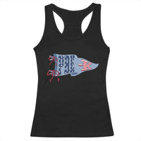Pre-K Teacher Pennant US Flag Back to School Racerback Tank Top