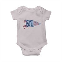 5th Grade Teacher Pennant US Flag Back to School Baby Onesie