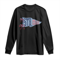 5th Grade Teacher Pennant US Flag Back to School Long Sleeve Shirt