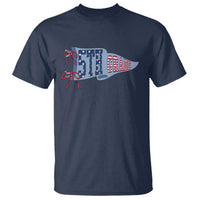 5th Grade Teacher Pennant US Flag Back to School T Shirt