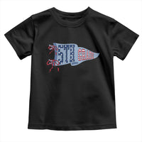 5th Grade Teacher Pennant US Flag Back to School Toddler T Shirt