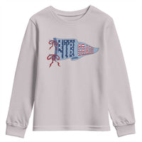 4th Grade Teacher Pennant US Flag Back to School Youth Sweatshirt