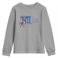 4th Grade Teacher Pennant US Flag Back to School Youth Sweatshirt
