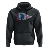 3rd Grade Teacher Pennant US Flag Back to School Hoodie