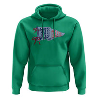 3rd Grade Teacher Pennant US Flag Back to School Hoodie