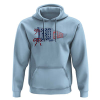 3rd Grade Teacher Pennant US Flag Back to School Hoodie