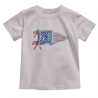 2nd Grade Teacher Pennant US Flag Back to School Toddler T Shirt