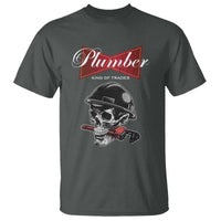 Plumber Plumbing Skull T Shirt King Of Trades - Wonder Print Shop