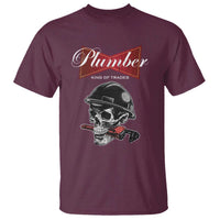 Plumber Plumbing Skull T Shirt King Of Trades - Wonder Print Shop