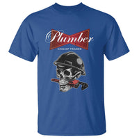 Plumber Plumbing Skull T Shirt King Of Trades - Wonder Print Shop