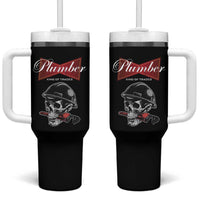 Plumber Plumbing Skull Tumbler With Handle King Of Trades