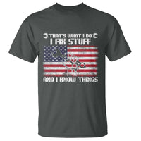Patriotic Mechanic American Flag Car Repairman T Shirt - Wonder Print Shop