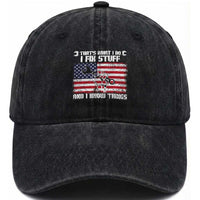 Patriotic Mechanic American Flag Car Repairman Washed Cotton Baseball Cap