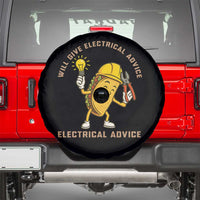 Funny Electrician Spare Tire Cover This Electrician Will Work For Tacos - Wonder Print Shop