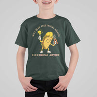 Funny Electrician T Shirt For Kid This Electrician Will Work For Tacos - Wonder Print Shop