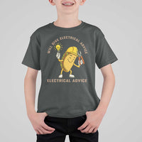 Funny Electrician T Shirt For Kid This Electrician Will Work For Tacos - Wonder Print Shop