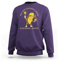 Funny Electrician Sweatshirt This Electrician Will Work For Tacos - Wonder Print Shop