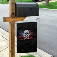 Skeleton Mechanic Garden Flag American Flag Patriotic Car Repair - Wonder Print Shop