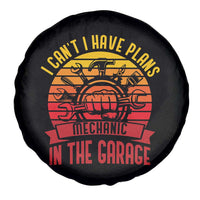 Funny Car Mechanic Spare Tire Cover I Cant I Have Plans In The Garage - Wonder Print Shop