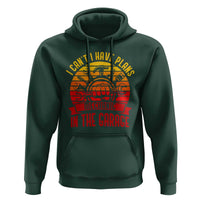 Funny Car Mechanic Hoodie I Cant I Have Plans In The Garage - Wonder Print Shop