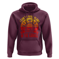 Funny Car Mechanic Hoodie I Cant I Have Plans In The Garage - Wonder Print Shop