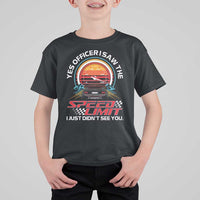Funny Car Mechanic T Shirt For Kid Yes Officer I Saw The Speed Limit I Just Did Not See You - Wonder Print Shop