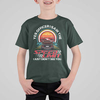Funny Car Mechanic T Shirt For Kid Yes Officer I Saw The Speed Limit I Just Did Not See You - Wonder Print Shop