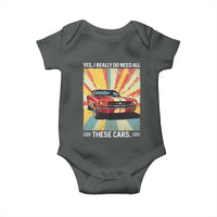 Funny Garage Mechanic Baby Onesie Yes I Really Do Need All These Cars - Wonder Print Shop
