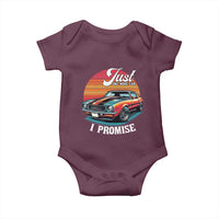 Funny Car Enthusiast Baby Onesie Just One More Car I Promise - Wonder Print Shop