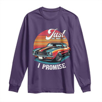 Funny Car Enthusiast Long Sleeve Shirt Just One More Car I Promise - Wonder Print Shop