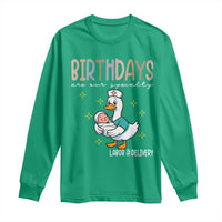 Labor And Delivery Nurse Long Sleeve Shirt Birthdays Are Our Specialty - Wonder Print Shop