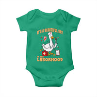 Goose ER Nurse Baby Onesie It Is A Beautiful Day In The Laborhood - Wonder Print Shop