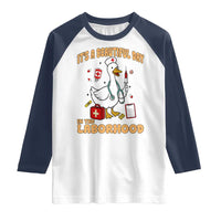 Goose ER Nurse Raglan Shirt It Is A Beautiful Day In The Laborhood - Wonder Print Shop