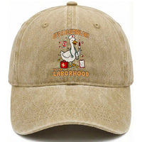 Goose ER Nurse Washed Cotton Baseball Cap It Is A Beautiful Day In The Laborhood