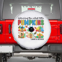Thanksgiving Labor And Delivery Nurse Spare Tire Cover Cutest Turkeys - Wonder Print Shop