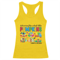 Thanksgiving Labor And Delivery Nurse Racerback Tank Top Cutest Turkeys - Wonder Print Shop