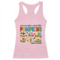 Thanksgiving Labor And Delivery Nurse Racerback Tank Top Cutest Turkeys - Wonder Print Shop