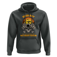 Funny Skull Motocycle Halloween Biker Son Hoodie Biker Boy It's Like A Normal Boy But Much Cooler - Wonder Print Shop