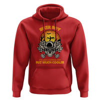 Funny Skull Motocycle Halloween Biker Son Hoodie Biker Boy It's Like A Normal Boy But Much Cooler - Wonder Print Shop
