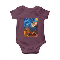 Racing Car Starry Night Las Vegas Race Day Baby Onesie - Wonder Print Shop