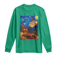 Racing Car Starry Night Las Vegas Race Day Long Sleeve Shirt - Wonder Print Shop