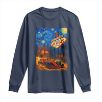 Racing Car Starry Night Las Vegas Race Day Long Sleeve Shirt - Wonder Print Shop