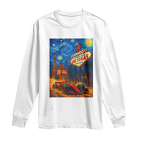 Racing Car Starry Night Las Vegas Race Day Long Sleeve Shirt - Wonder Print Shop