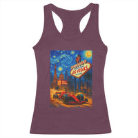 Racing Car Starry Night Las Vegas Race Day Racerback Tank Top - Wonder Print Shop