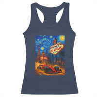 Racing Car Starry Night Las Vegas Race Day Racerback Tank Top - Wonder Print Shop