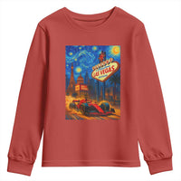 Racing Car Starry Night Las Vegas Race Day Youth Sweatshirt - Wonder Print Shop